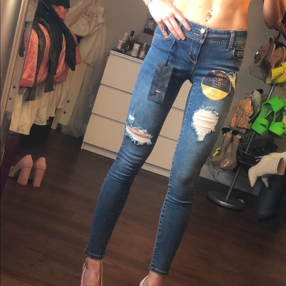 NWT booty lift denim skinny jeans
